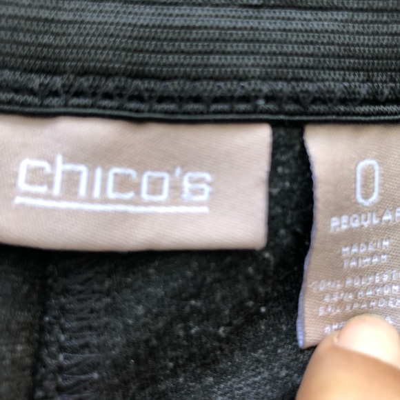 Chico’s High Rise Charcoal Gray Pants - Picture 7 of 8